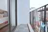 Lake view two bedrooms apartment for lease in Xom Phu, Dang Thai Mai area